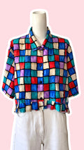 Froufrou • T. 38 à 46 • Chemise carreaux colorés
