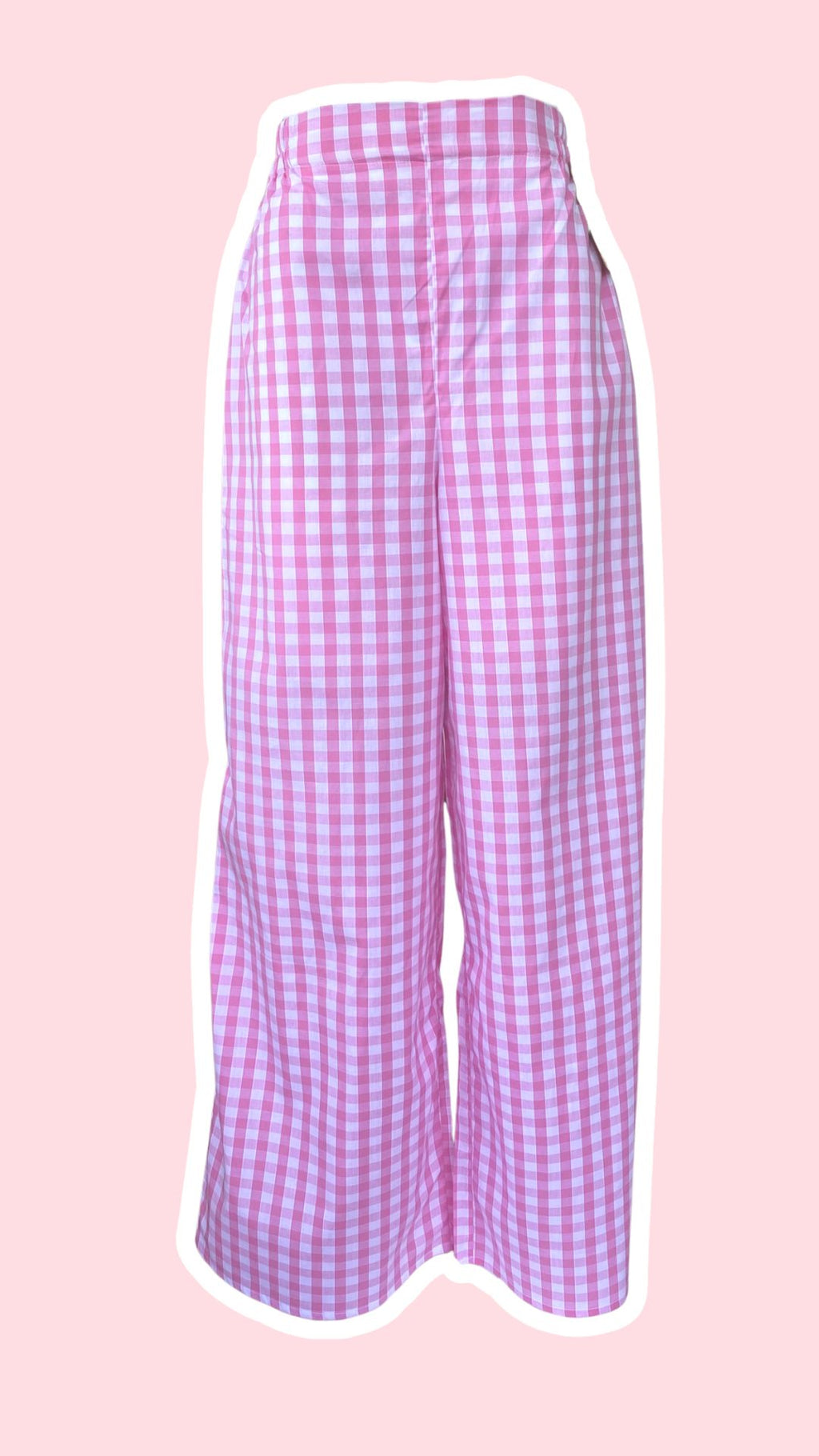 .Pants • Taille XS/S, M, L et XL • Pantalon vichy rose