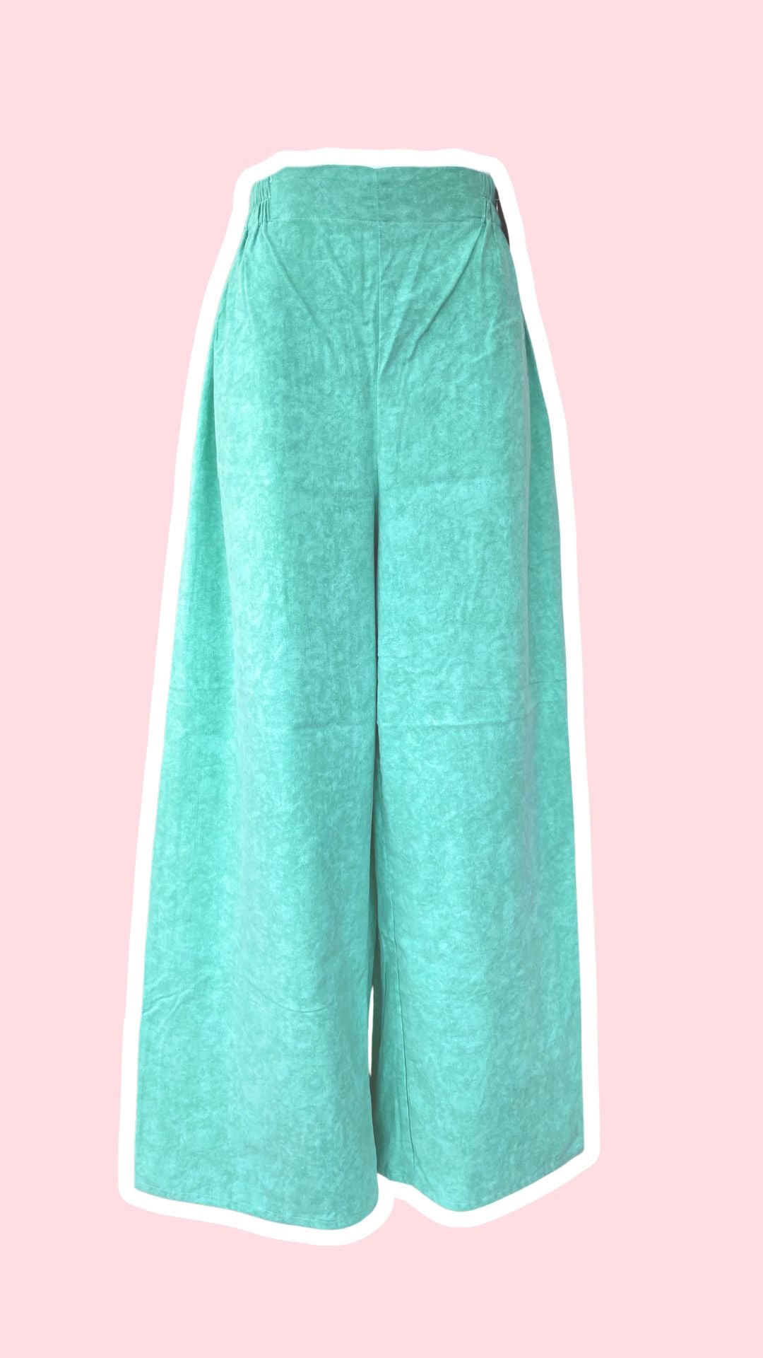 Pants • T. M  • Pantalon upcyclé vert d'eau