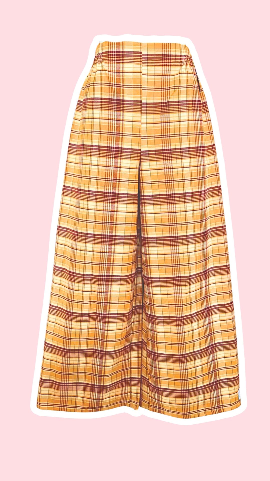 Pants • Taille M • Pantalon upcyclé à carreaux