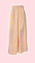 .Pants • Taille XS/S, M et L  • Pantalon vichy orange/abricot