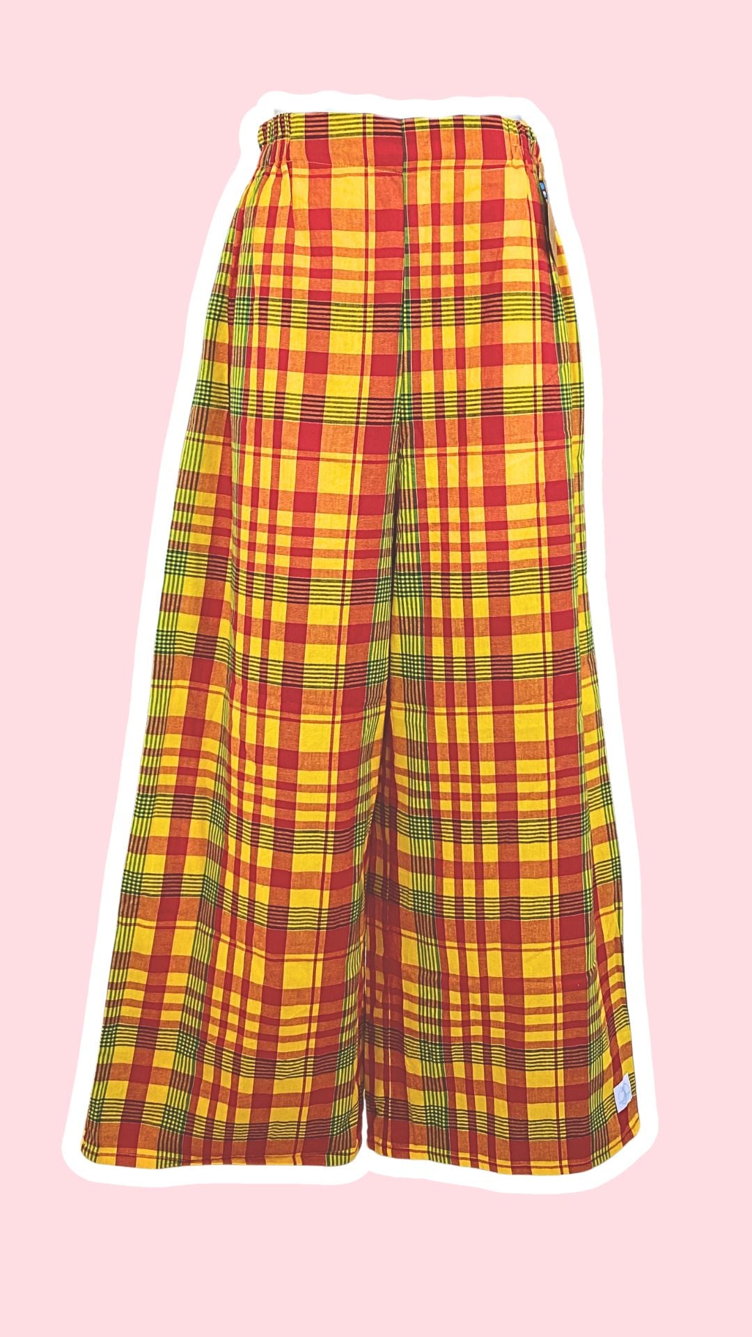 Pants • Taille M • Pantalon upcyclé madras