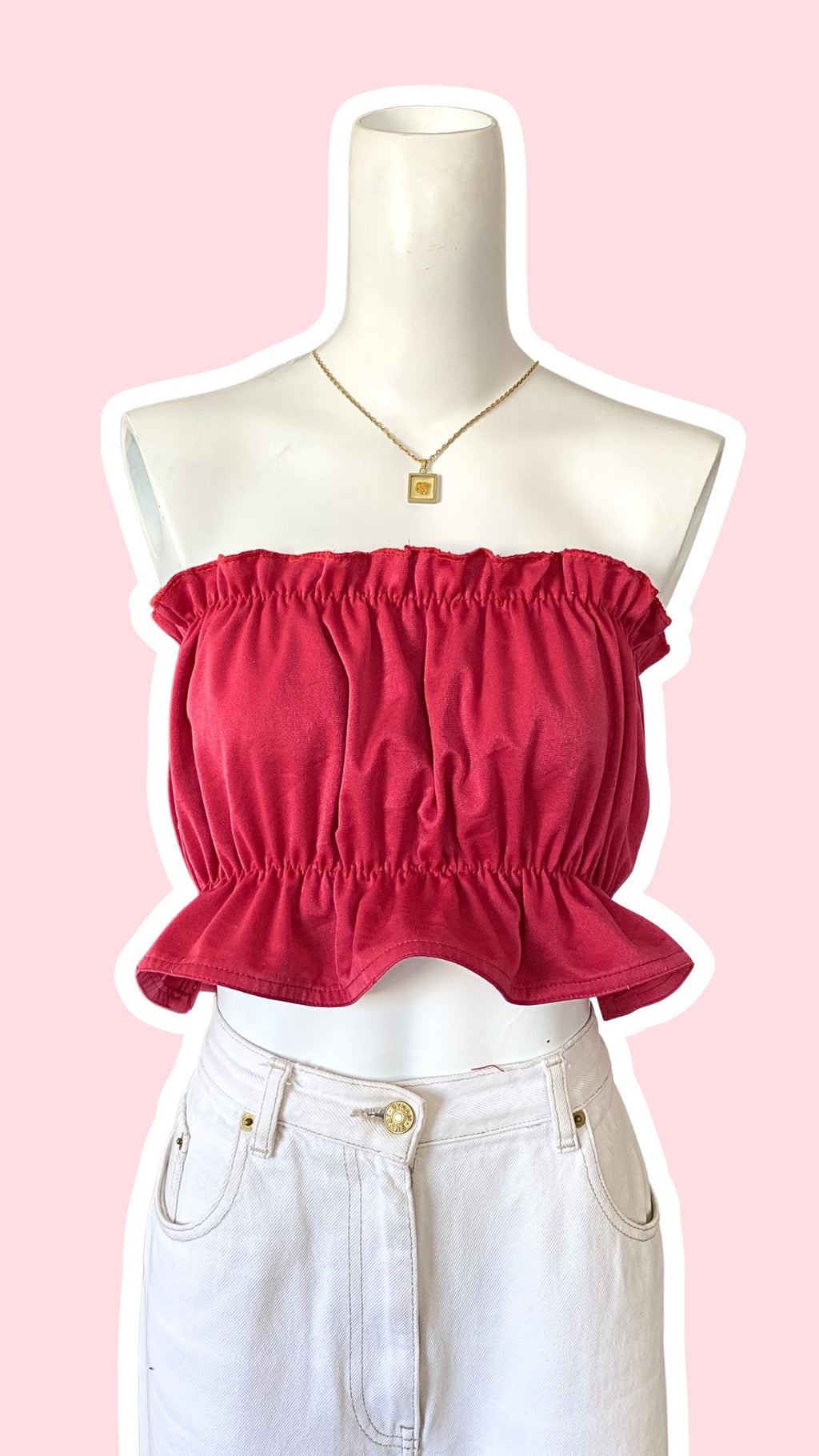 P'tis Ôh • T. M  • Bandeau framboise
