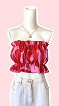 P'tis Ôh • T. M  • Bandeau rose et rouge