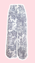 Pantalon • T.XS/S à XL • Pantalon coton toile de jouy bleu