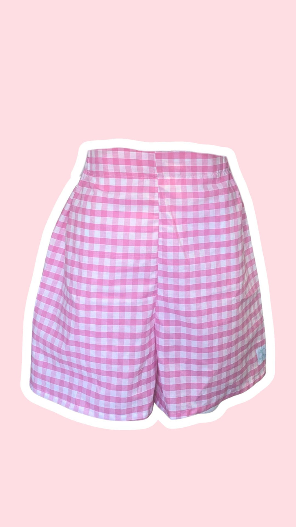Short • T.XS/S, M, L et XL • Short vichy rose