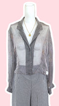 Cropped • T.36 à 40 • Chemise transparente