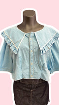Sweaties • T.42 à 48 • Chemise grand col jeans clair
