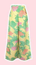 Pants • Taille XS/S • Pantalon upcyclé jaune à motifs