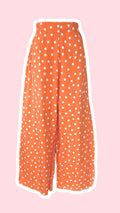 .Pants • TXS/S et T.L • Pantalon upcyclé orange à pois