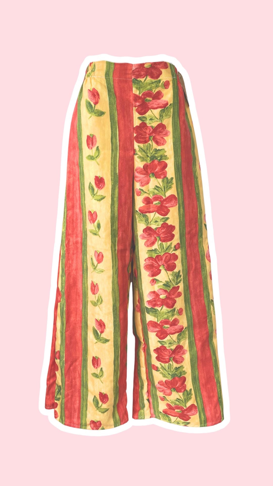 .Pants • T.XS/S, M et L • Pantalon upcyclé rayé rouge et vert