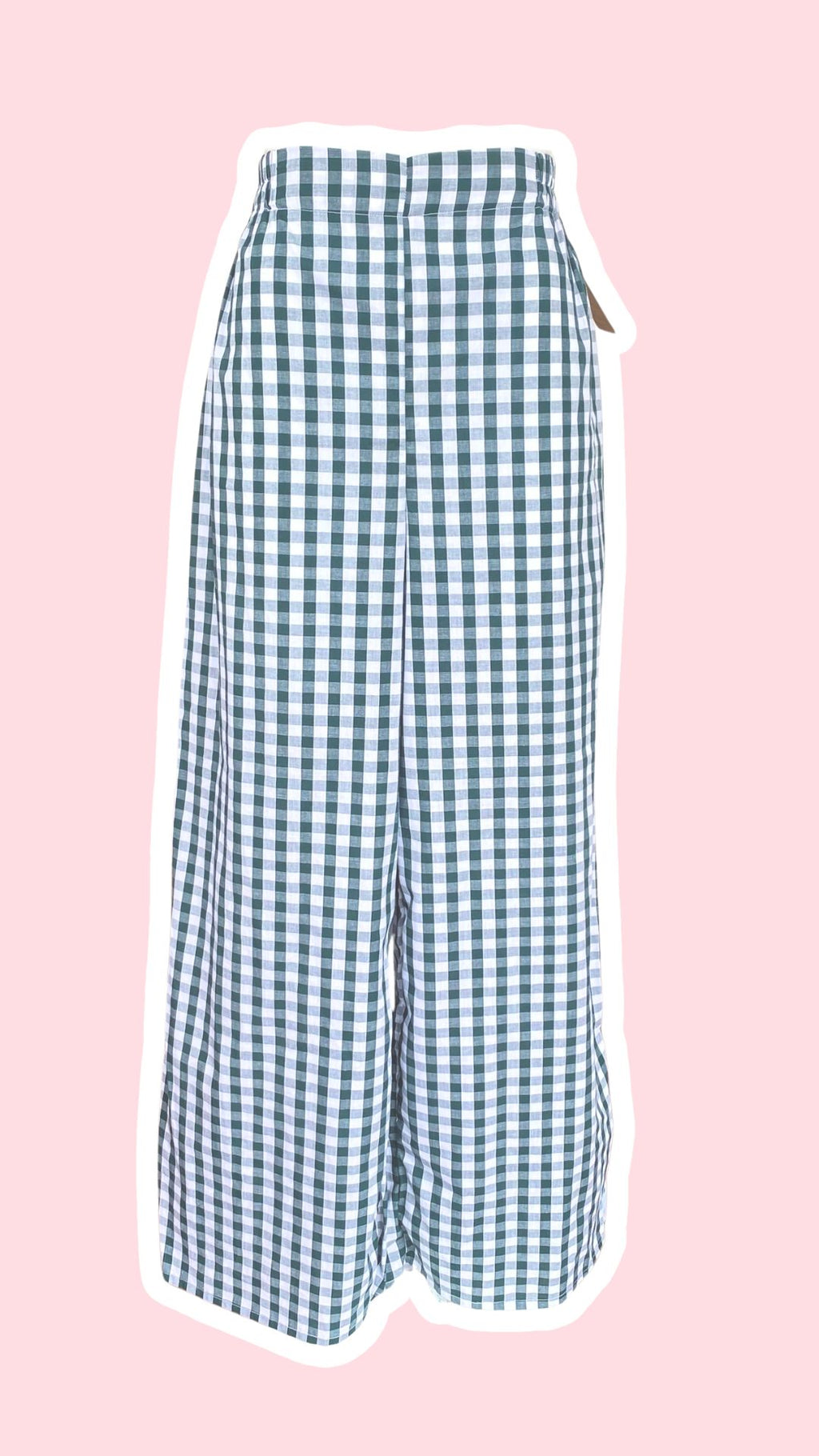 Pants • T.M  • Pantalon upcyclé vichy vert