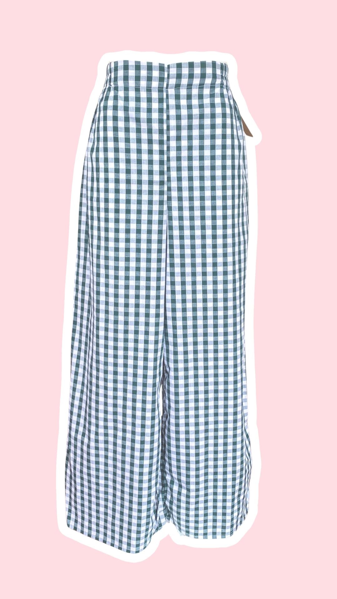 Pants • T.M  • Pantalon upcyclé vichy vert