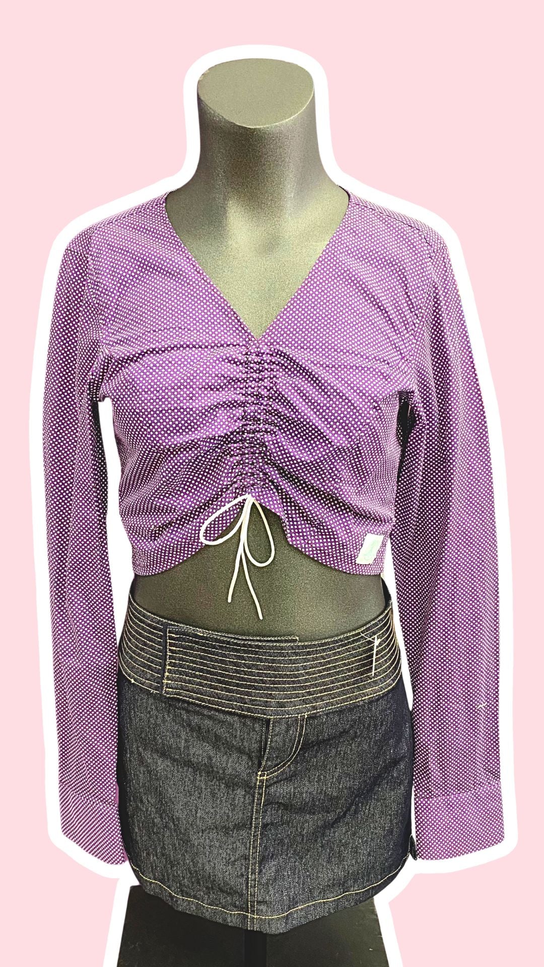Monarque • T. 30 à 34 • Chemise papillon violette à motifs