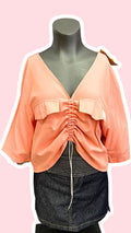 Monarque • T. 40 à 44 • Chemise papillon corail