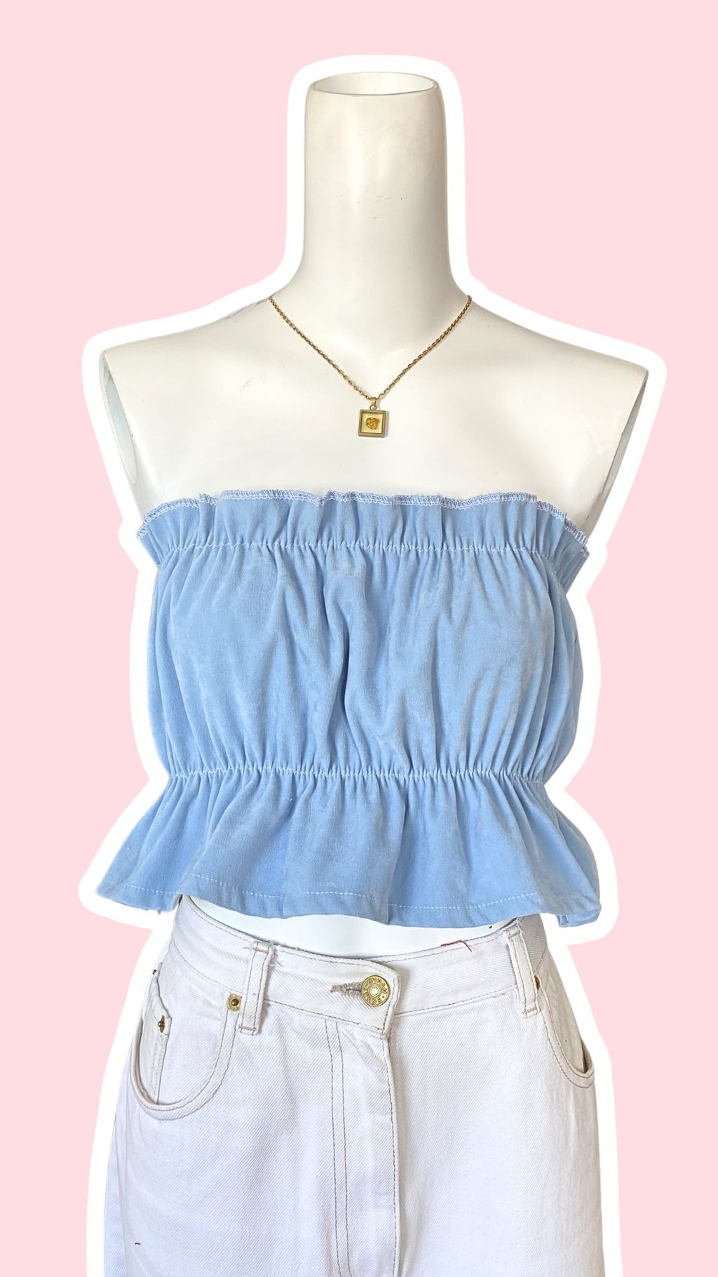 P'tis Ôh • T. XS  • Bandeau bleu ciel