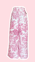 Pantalon • T.XS/S à XL • Pantalon coton toile de jouy rose
