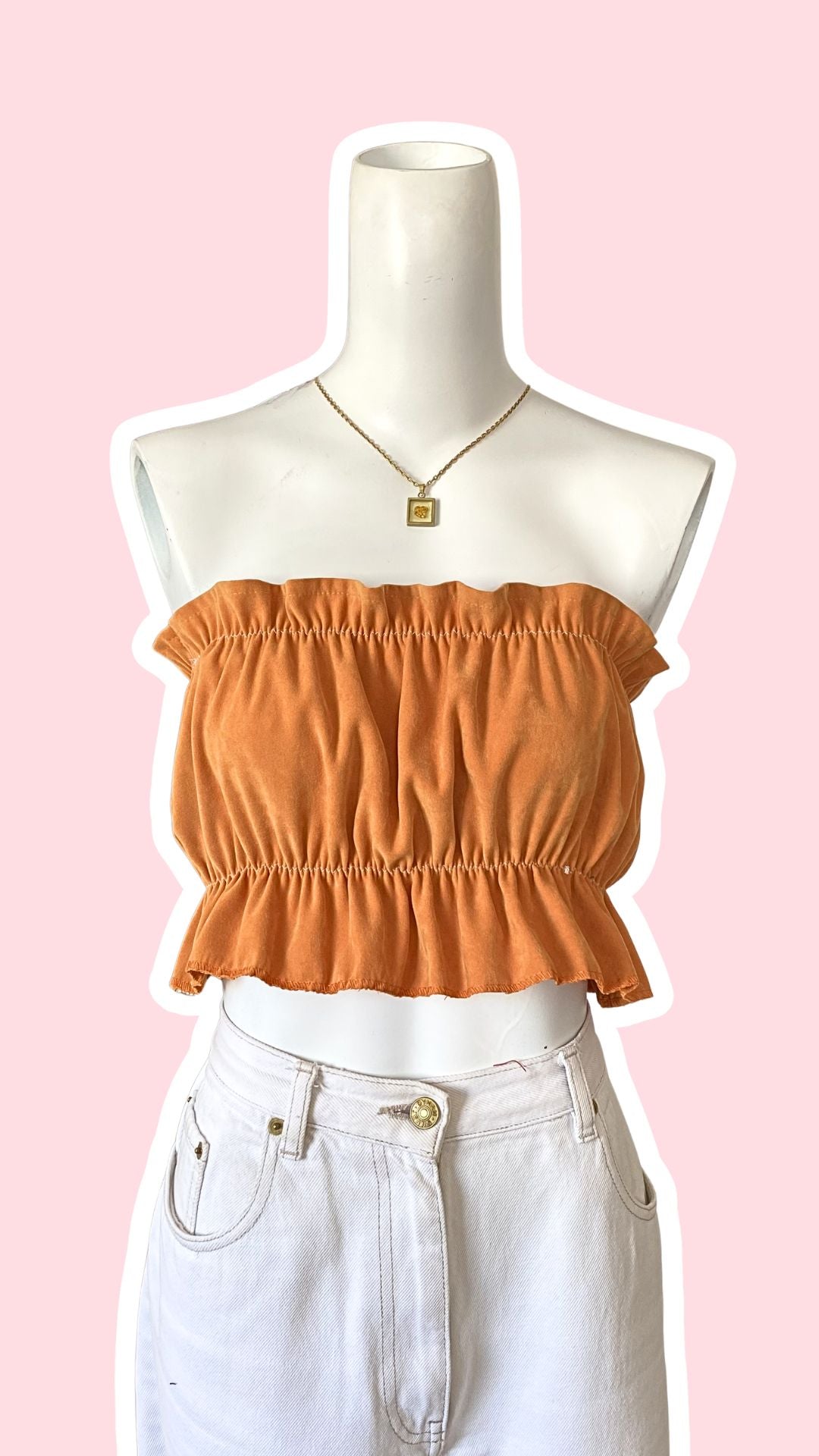 P'tis Ôh • T. XS  • Bandeau orange foncé