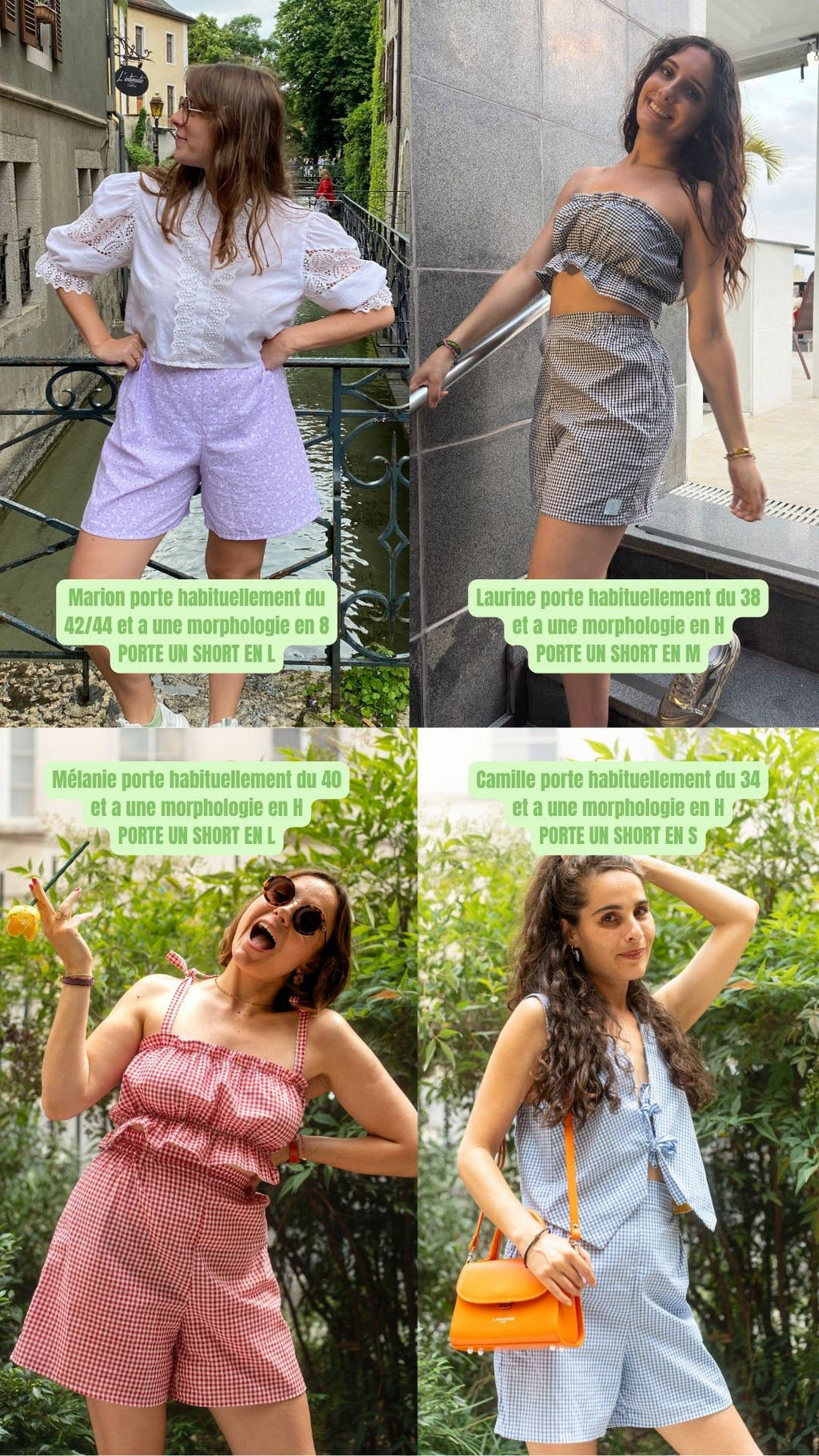 Short • T.M • Short upcyclé jaune texturé