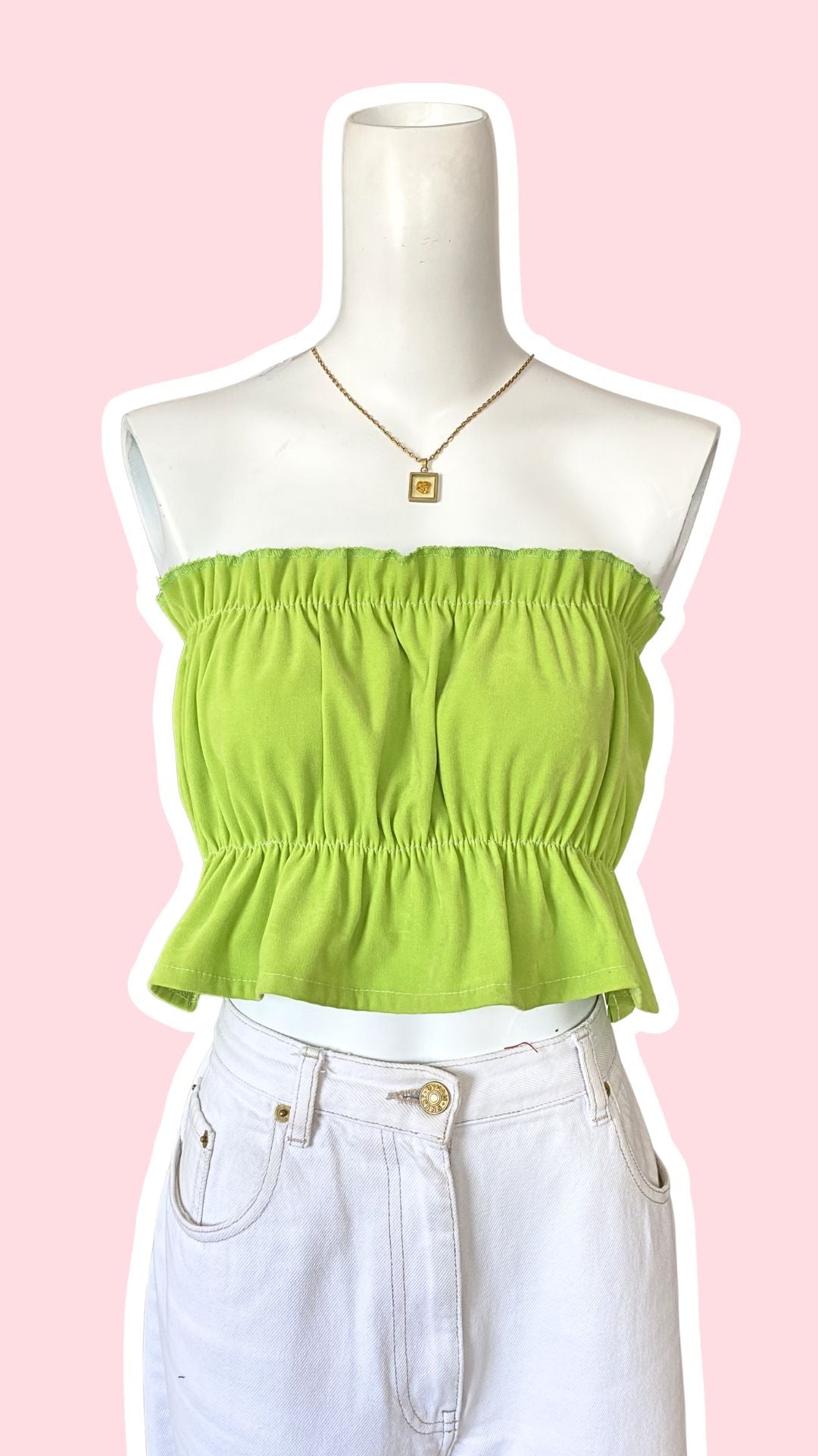 P'tis Ôh • T. S  • Bandeau vert pomme