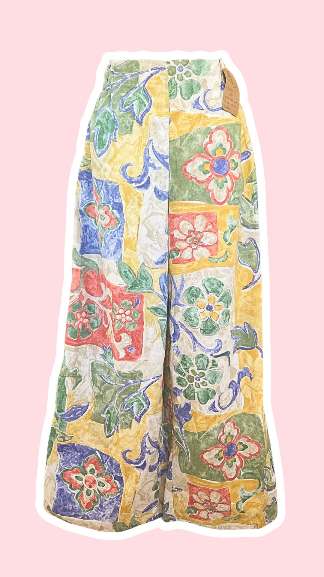 Pants • Taille M • Pantalon upcyclé bariolé