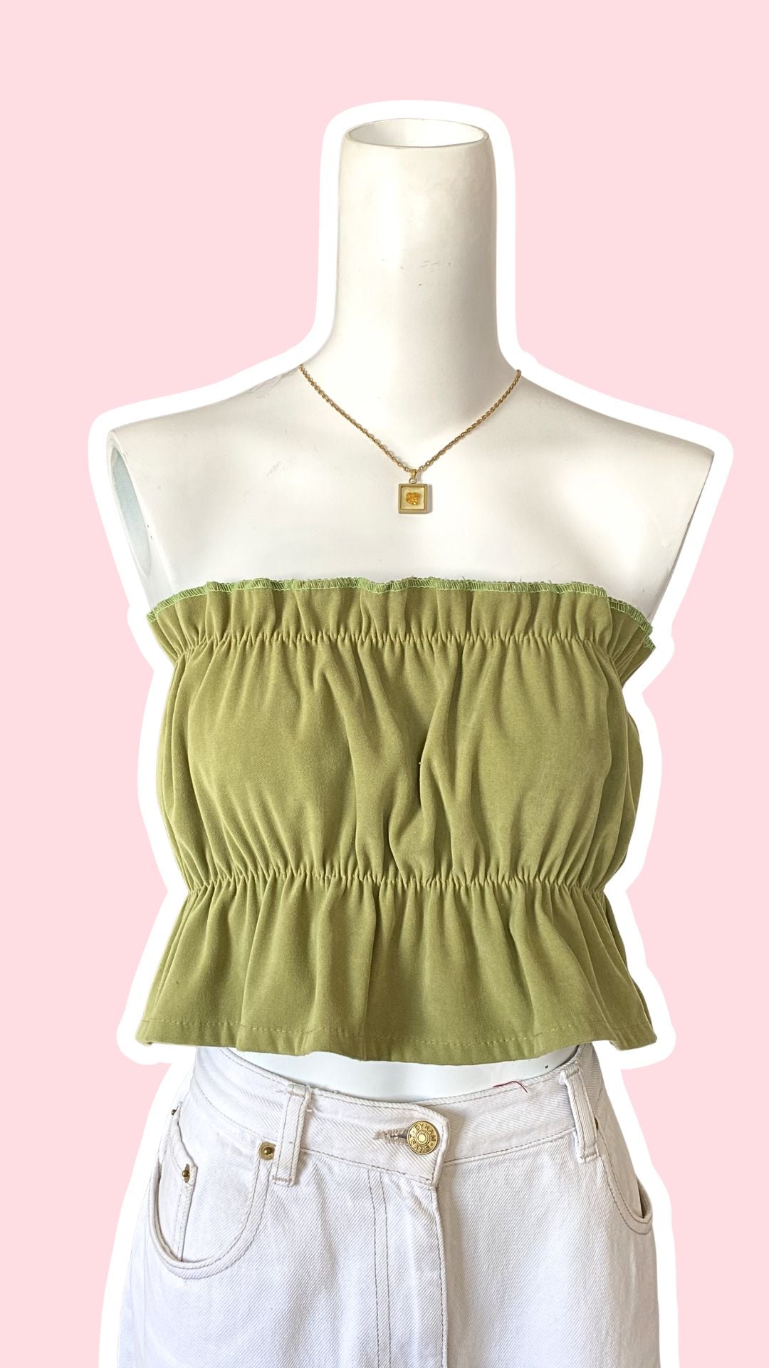 P'tis Ôh • T. XS  • Bandeau vert kaki
