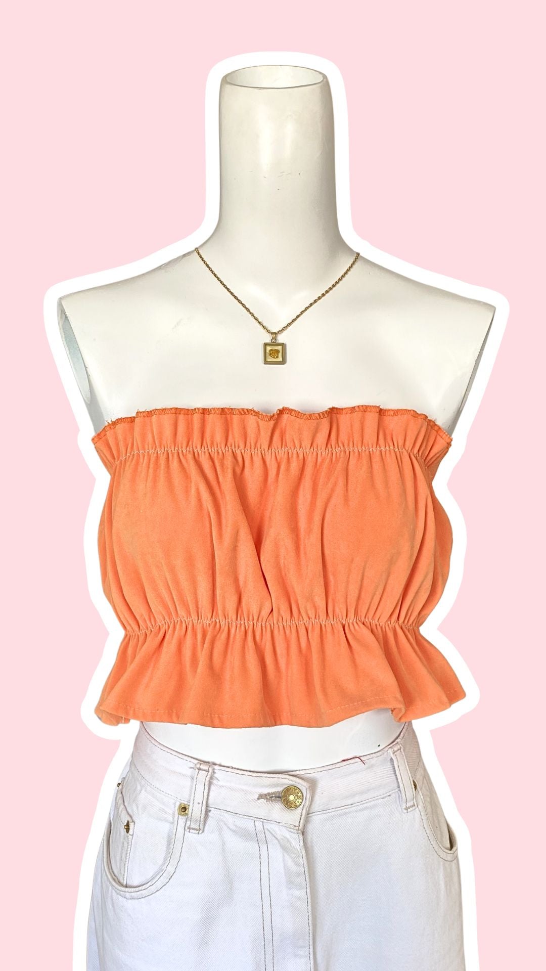 P'tis Ôh • T. XS  • Bandeau orange pétant