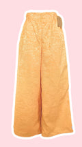 Pants • Taille M • Pantalon upcyclé jaune texturé