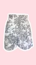Short • T.XS/S à XL • Short coton toile de jouy noir