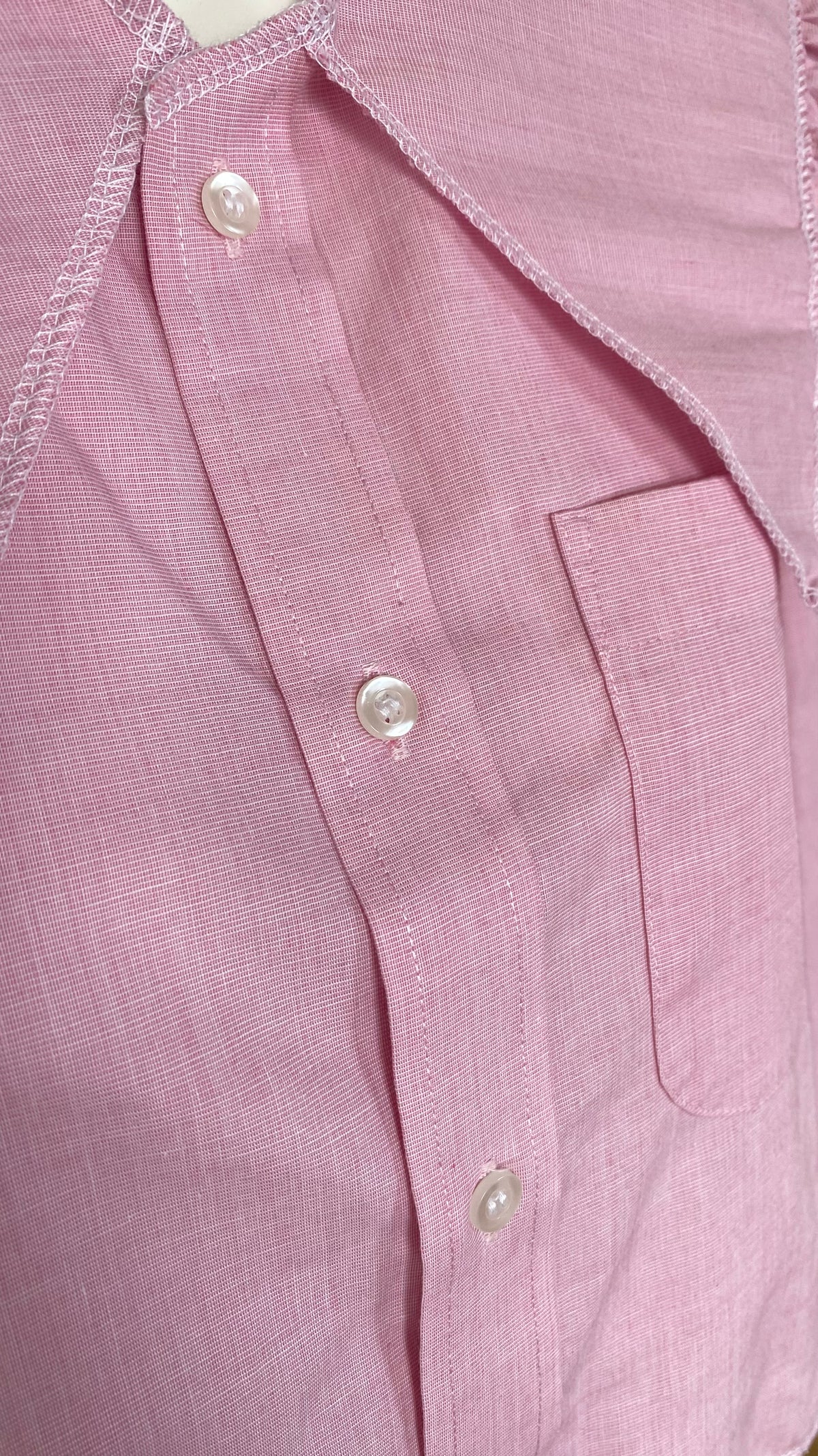 Sweaties • T.34 à 36 • Chemise grand col rose