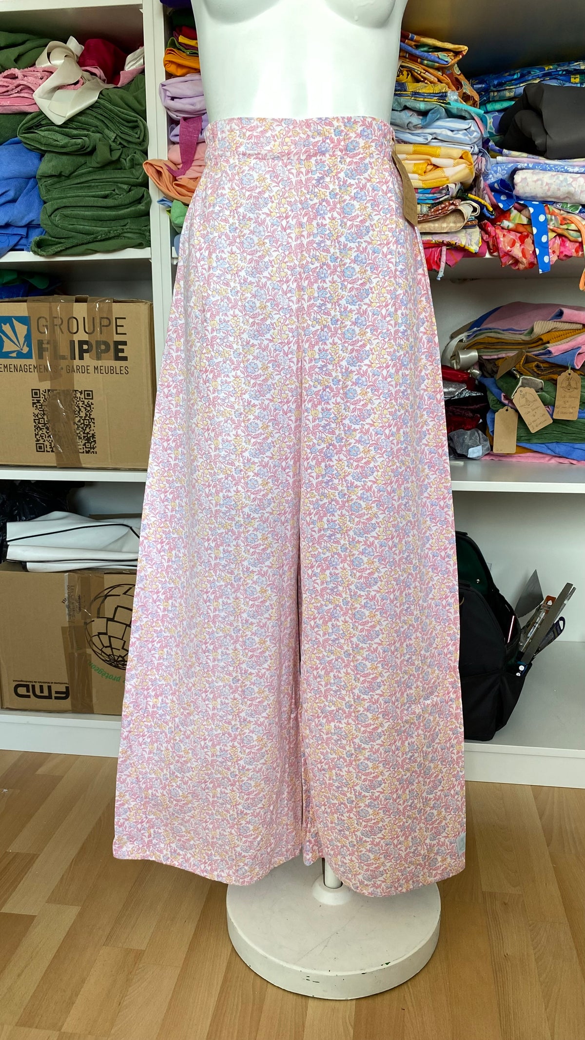 Pants • Taille XS/S • Pantalon upcyclé liberty pastel