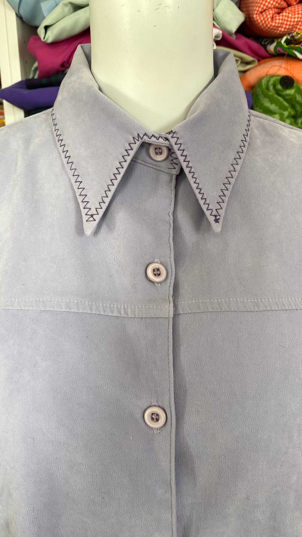 Cropped Jacket • T. 34 à 38 • Surchemise courte lila