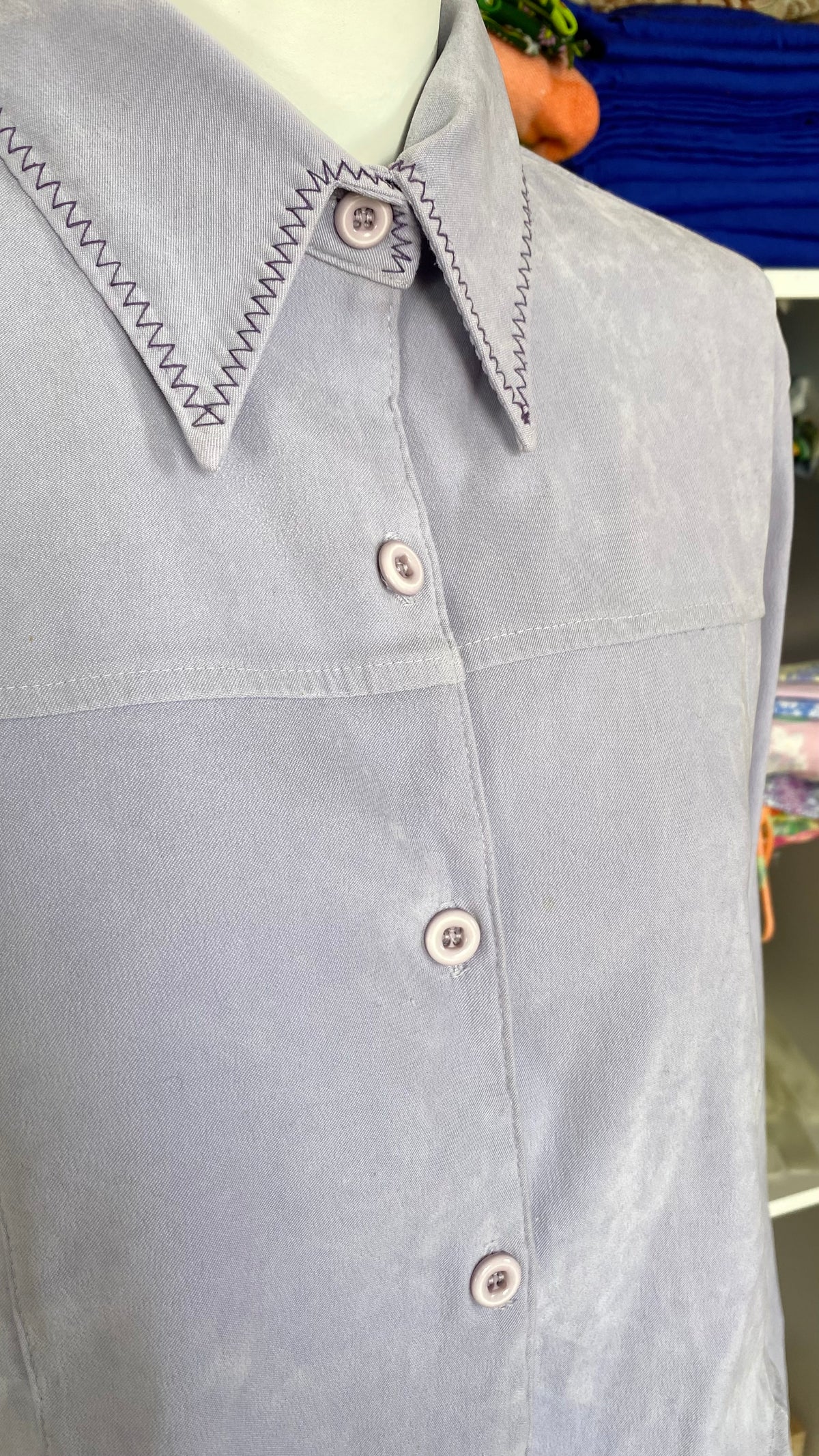 Cropped Jacket • T. 34 à 38 • Surchemise courte lila