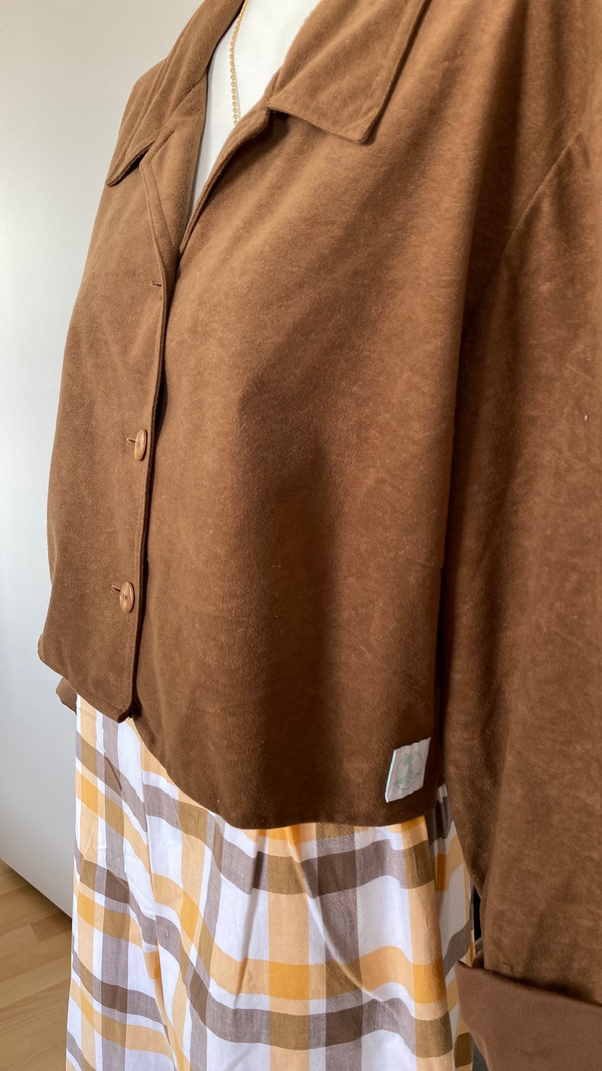 Cropped Jacket • T. 38 à 44 • Surchemise courte marron