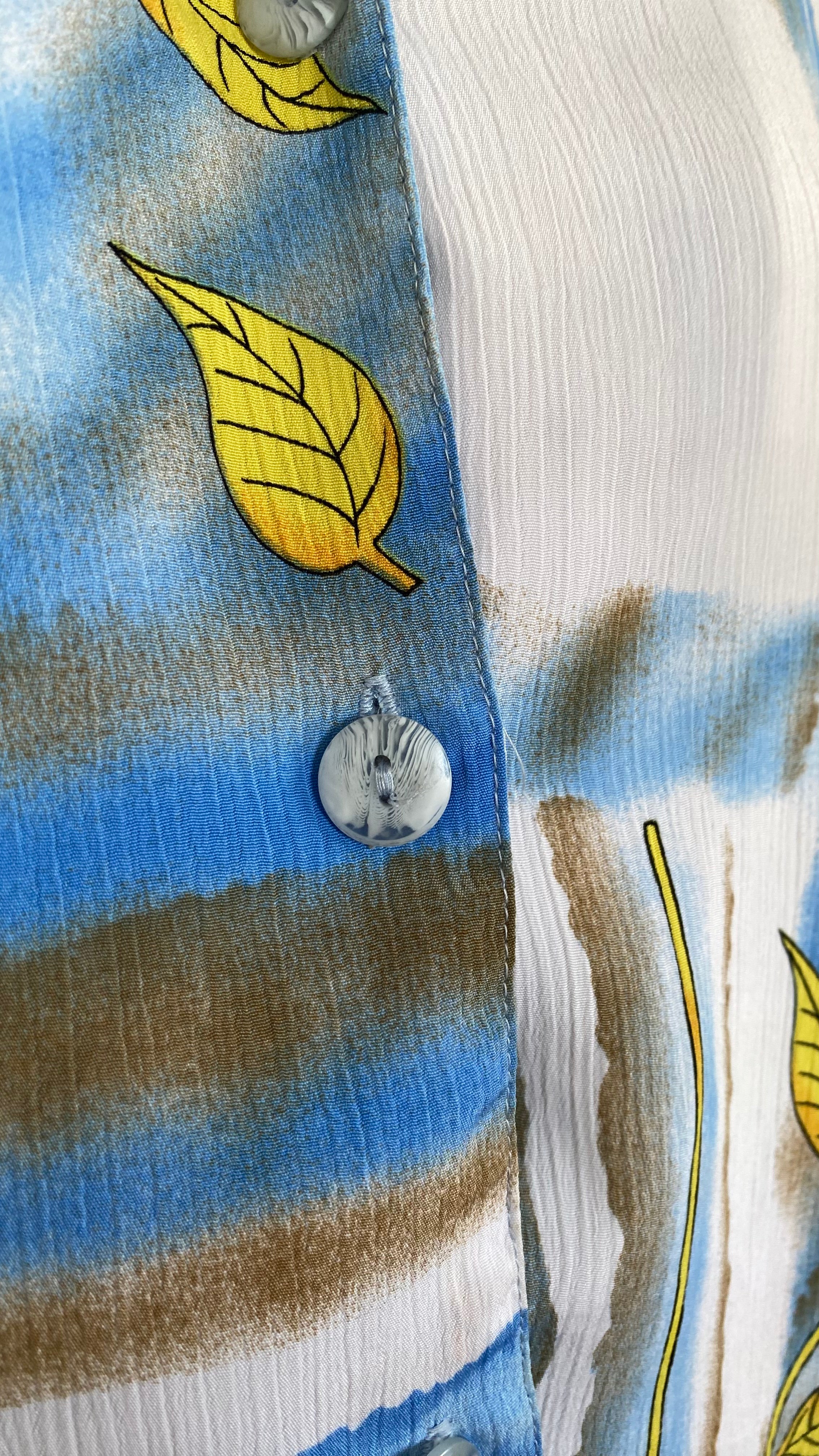 Froufrou • T. 38 à 44 • Chemise bleu à motifs
