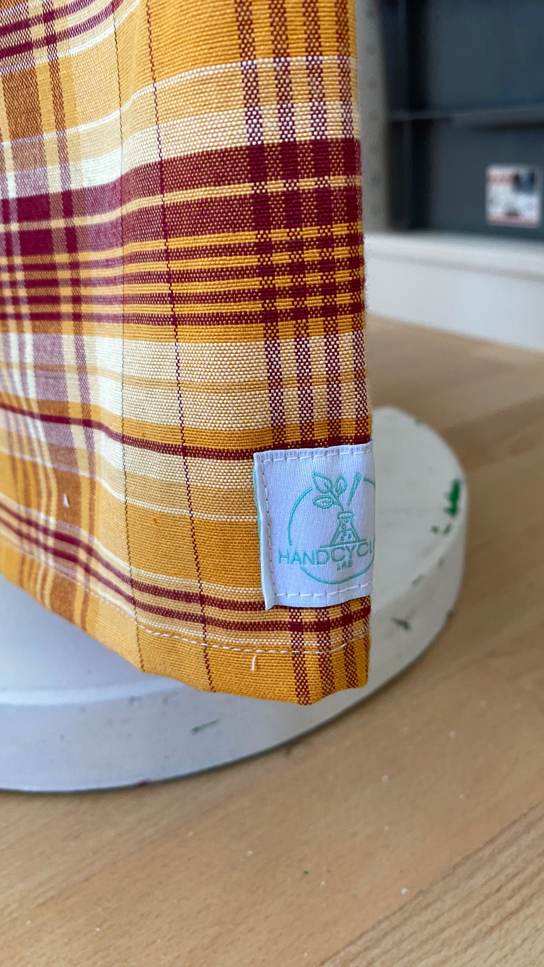 Pants • Taille M • Pantalon upcyclé à carreaux