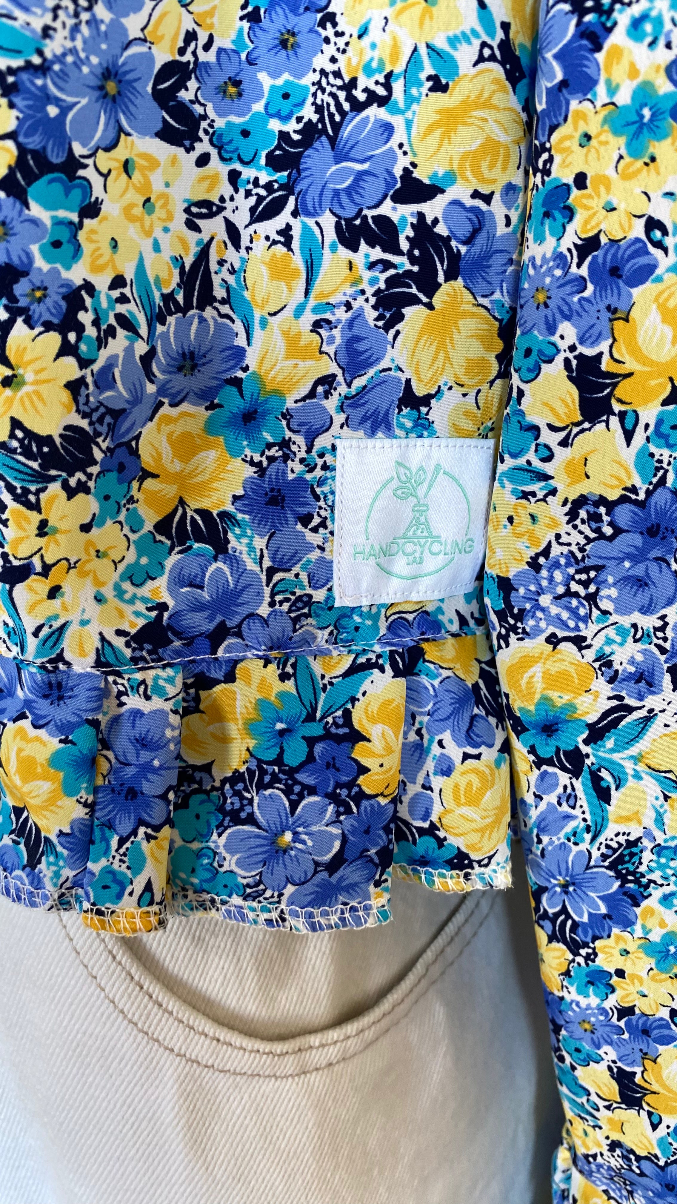 Froufrou • T. 36 à 42 • Chemise crop top liberty