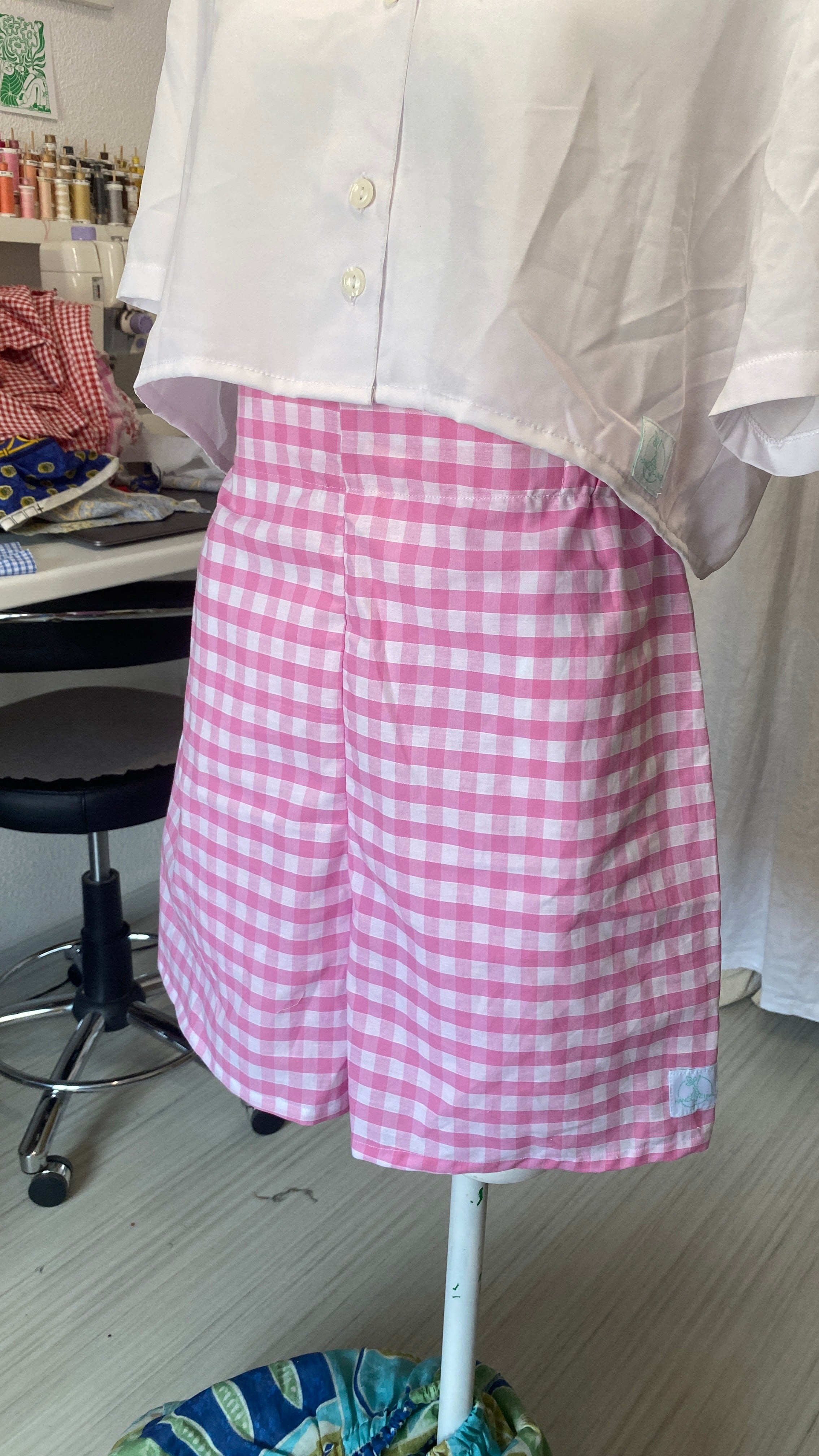 Short • T.XS/S, M, L et XL • Short vichy rose