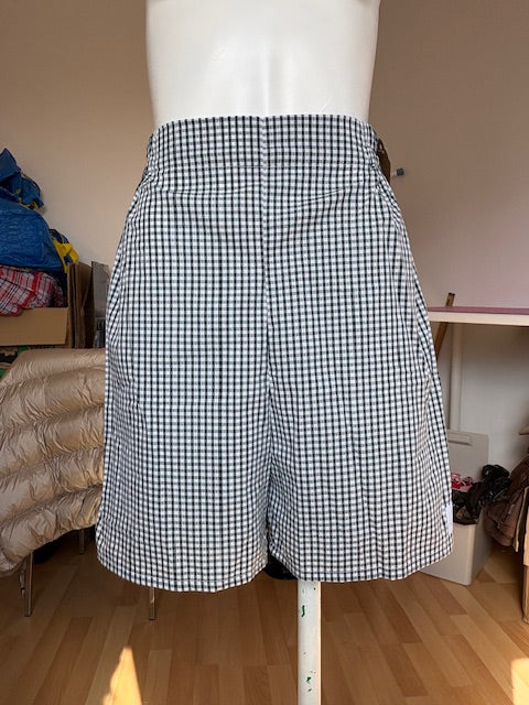 Short • T.XS/S à XL • Short coton vichy vert foncé