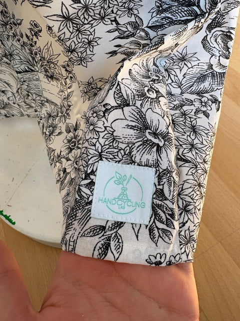 Pantalon • T.XS/S à XL • Pantalon coton toile de jouy noir