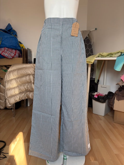 Pantalon • T.XS/S à XL • Pantalon vichy vert foncé