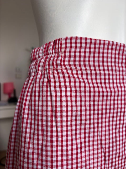 Pantalon • T.XS/S à XL • Pantalon vichy rouge
