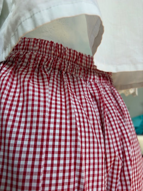 Pantalon • T.XS/S à XL • Pantalon vichy rouge