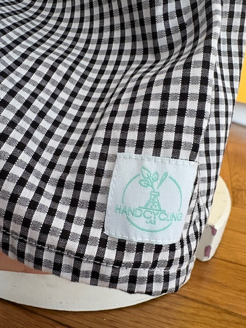 Pantalon • T.XS/S à XL • Pantalon vichy noir