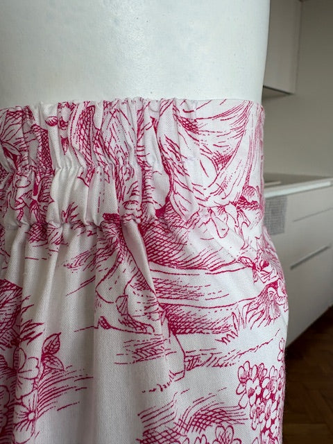 Pantalon • T.XS/S à XL • Pantalon coton toile de jouy rose