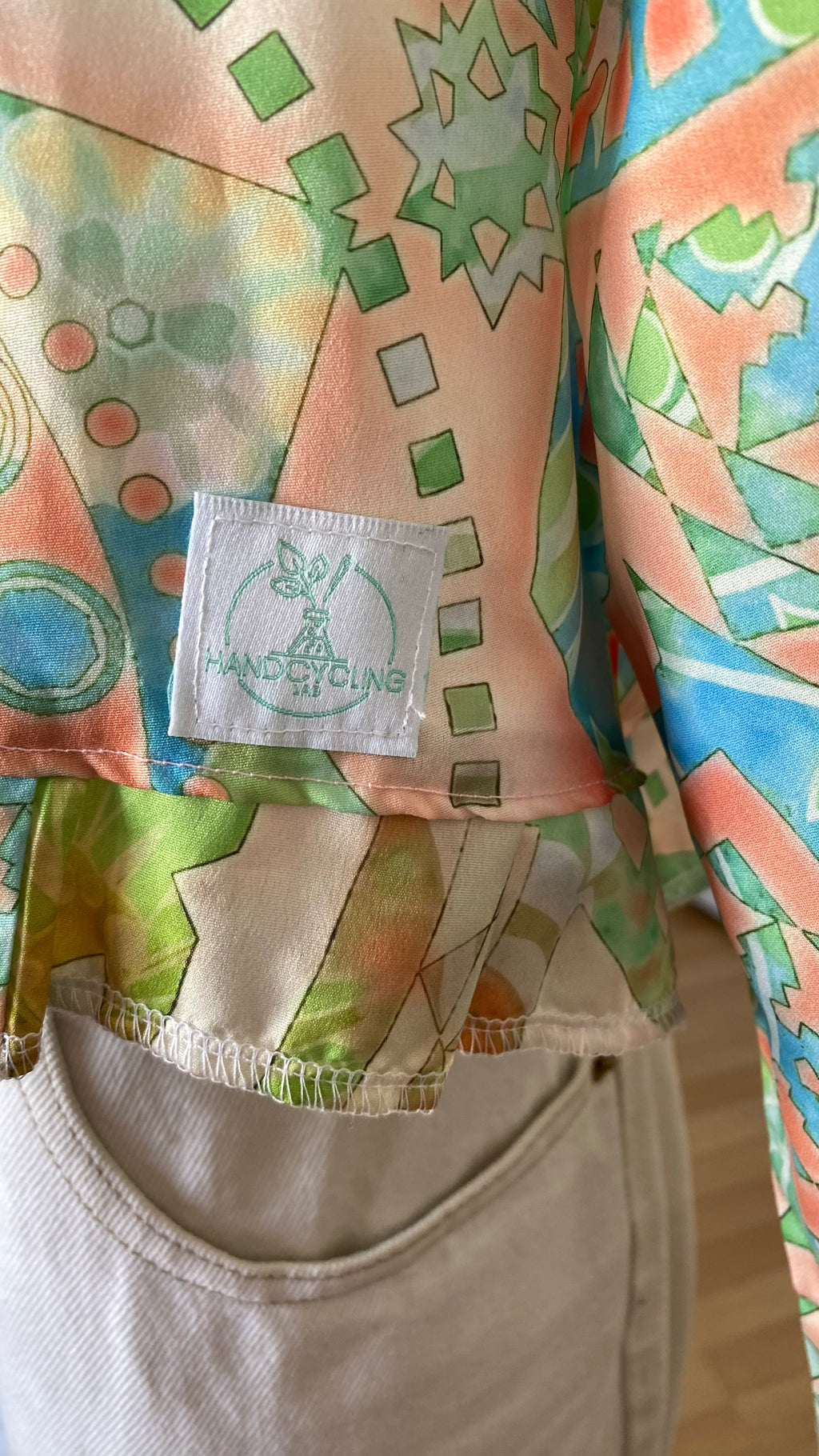 Froufrou • T. 34 à 38 • Chemise courte manches longues motifs physché pastel