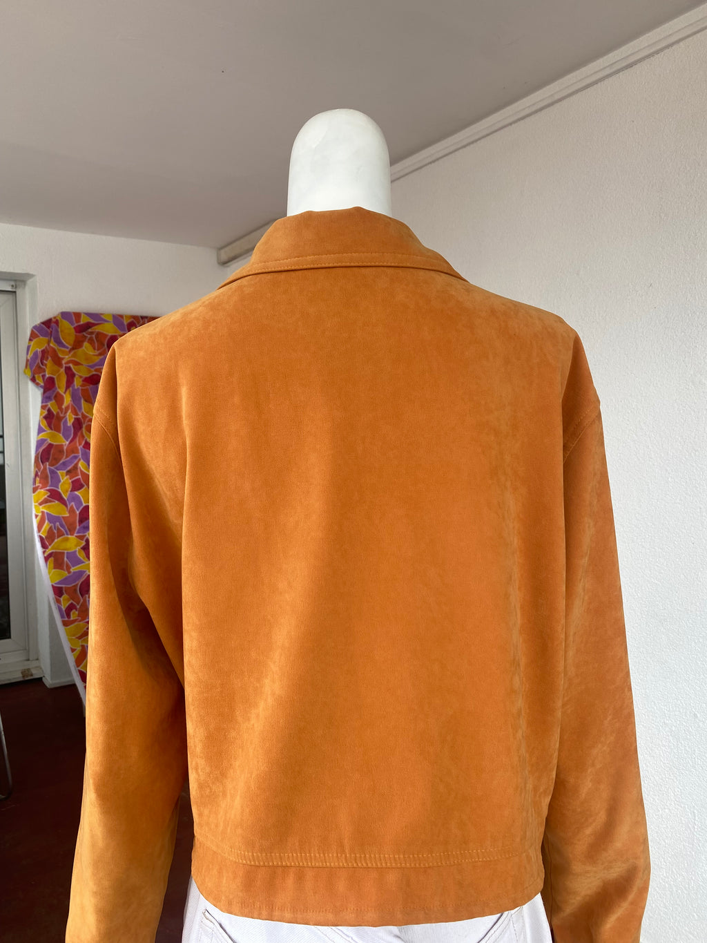 Cropped Jacket • T. 36  à 40 • Surchemise veste courte orange