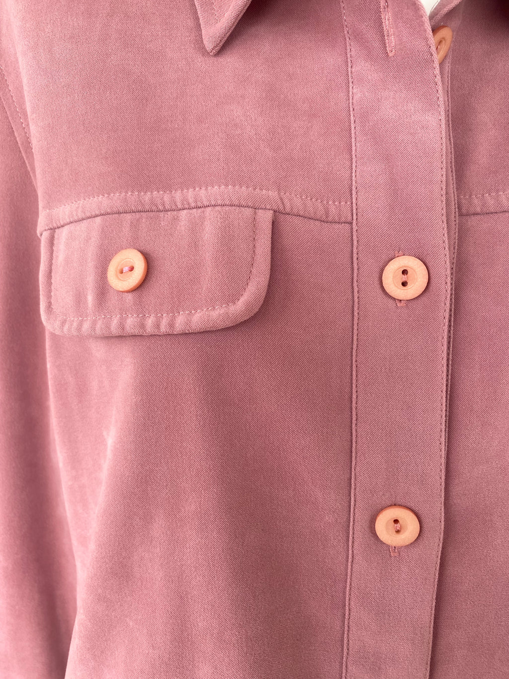 Cropped Jacket • T. 34 à 38 • Surchemise veste courte rose foncé