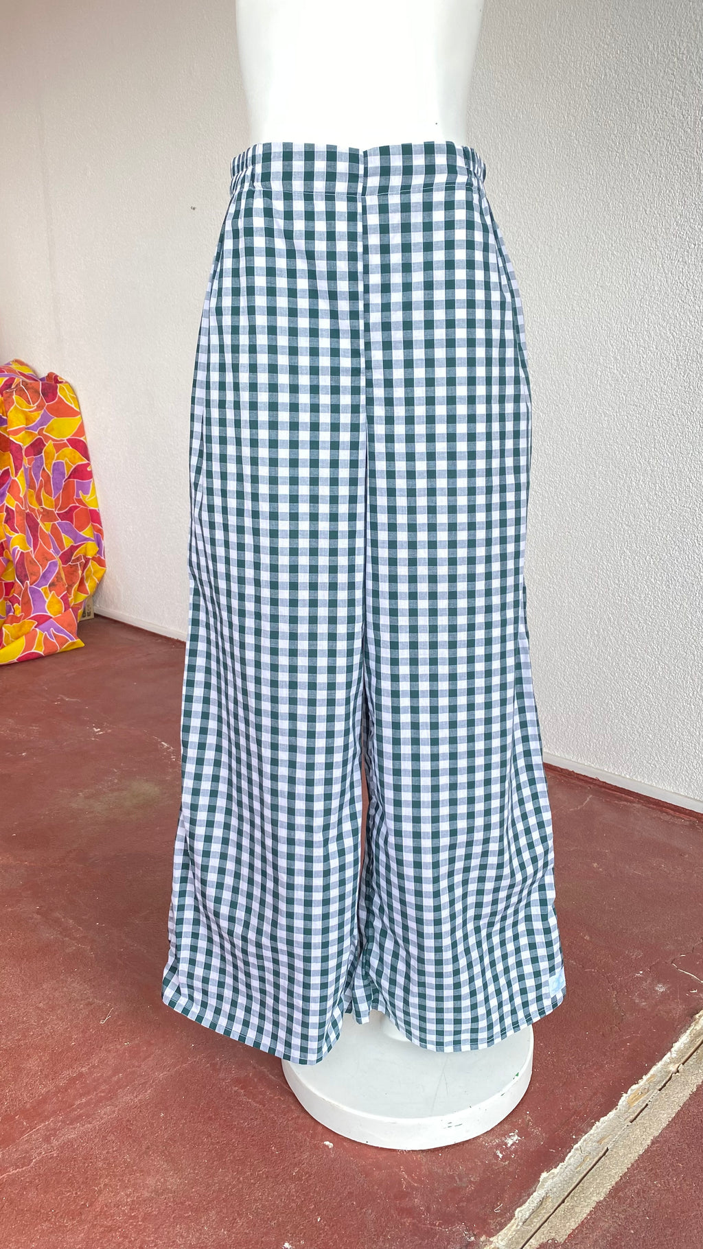 Pants • T.M  • Pantalon upcyclé vichy vert