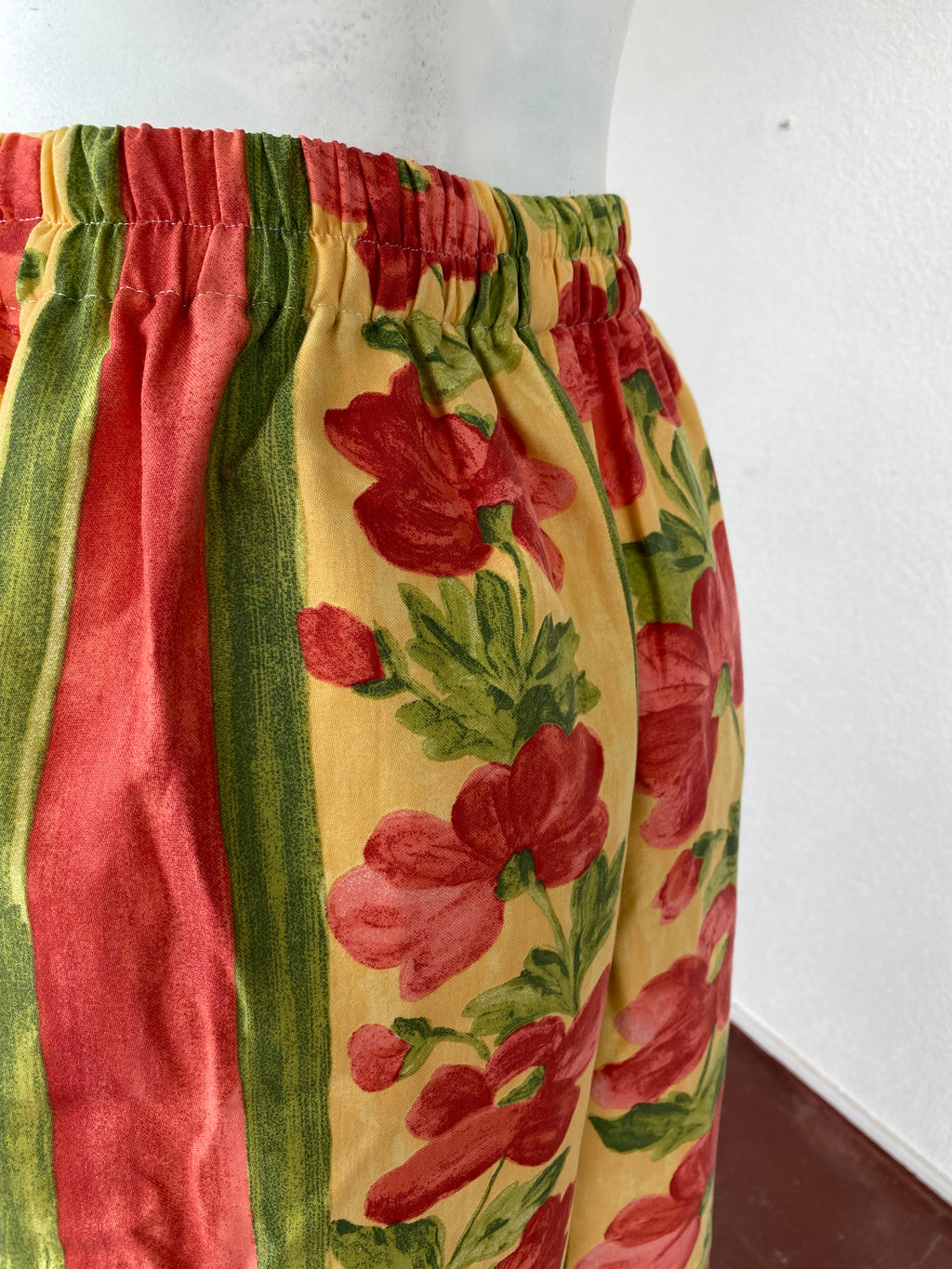 .Pants • T.XS/S, M et L • Pantalon upcyclé rayé rouge et vert